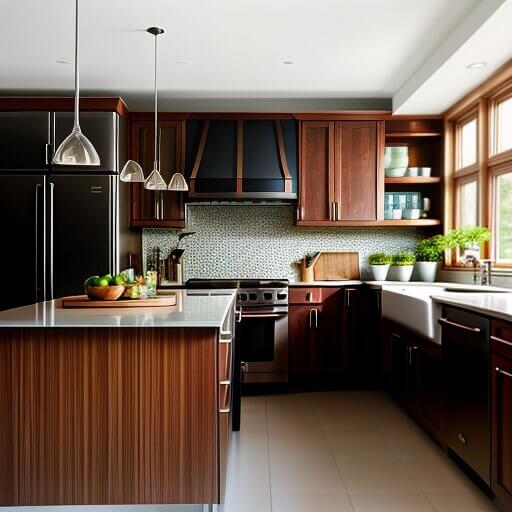 contemporary-bohemian-kitchen a contemporary kitchen designed in a bohemian style
