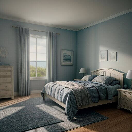 coastal-bedroom-ideas a bedroom designed in a coastal style