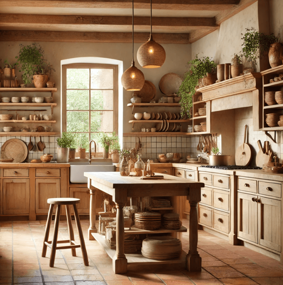 earthy-kitchen a bedroom designed in a dark design