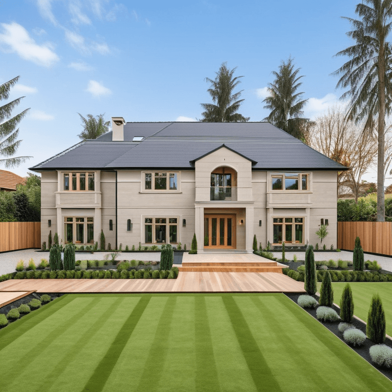 mansion-contemporary a mansion designed in a contemporary design