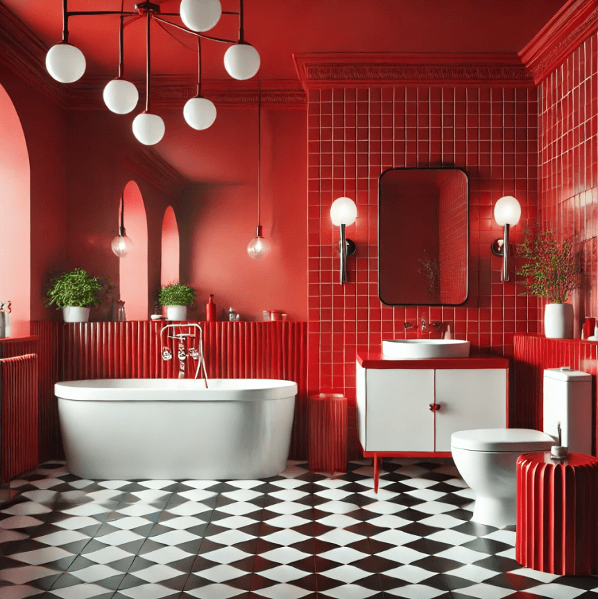 Screenshot 2024-06-29 162833 a bathroom designed in a red style