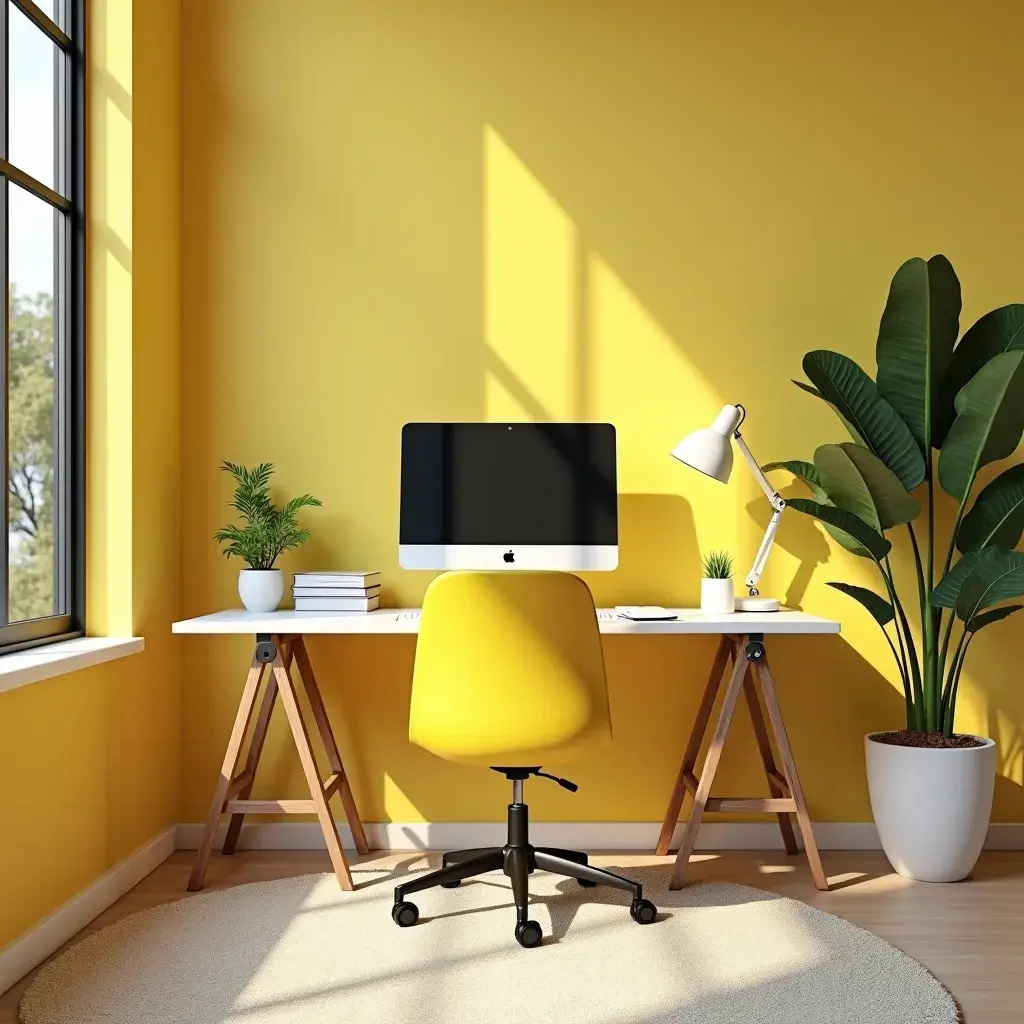 4 a living room designed in an orange design